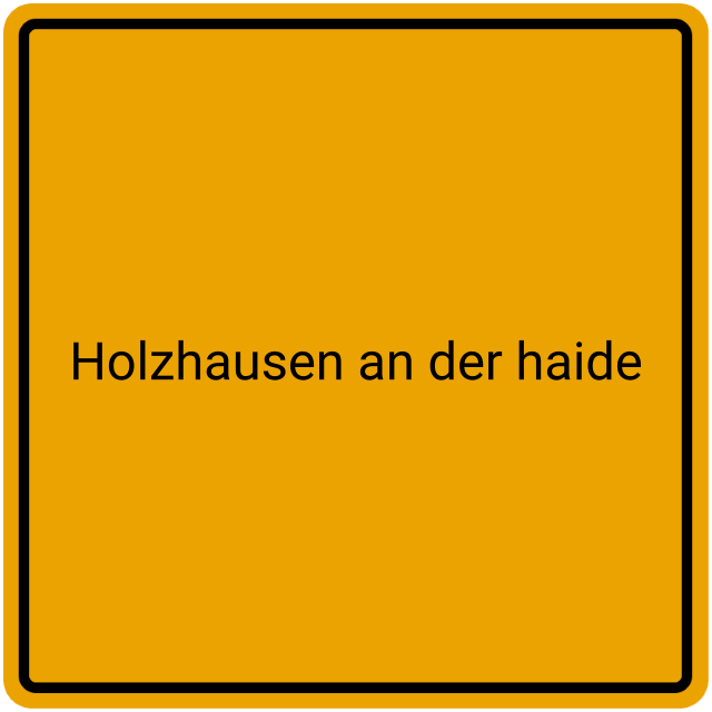 Meldebestätigung Holzhausen an der Haide